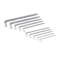 Zestaw długich kluczy sześciokątnych z końcówką kulistą, 10 szt 3 - 17 mm - Silverline