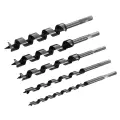 Zestaw krętych wierteł do drewna, 5 szt. 10 - 25 mm - Silverline