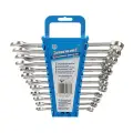 Zestaw kluczy płasko-oczkowych, 12 szt. 8 - 19 mm - Silverline