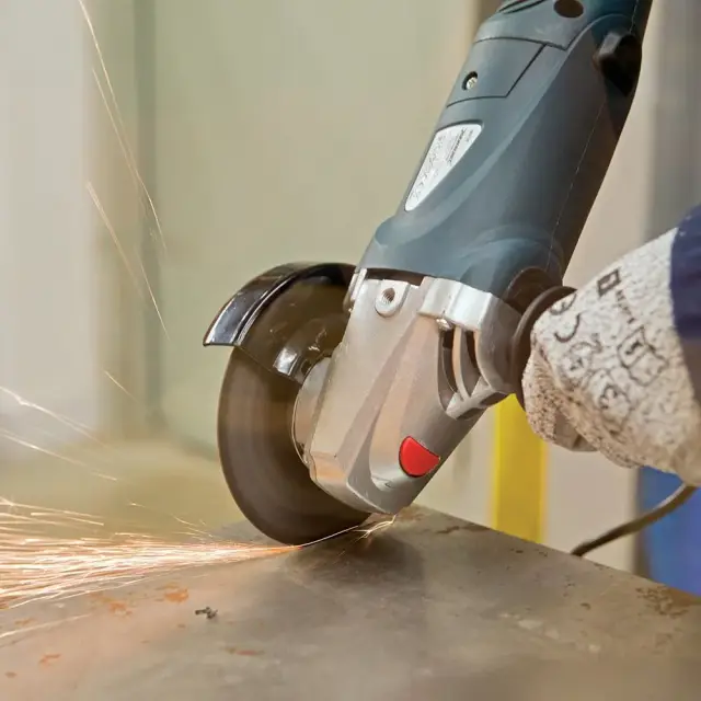 Wytrzymała płaska tarcza do cięcia metalu 115 x 1 x 22,23 mm - Silverline