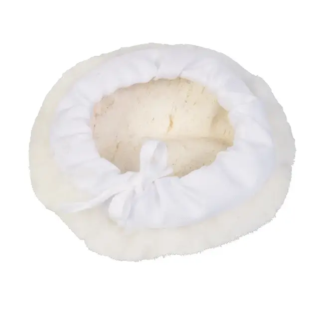 Nakładana tarcza polerska ze skóry owczej 125 mm - Silverline