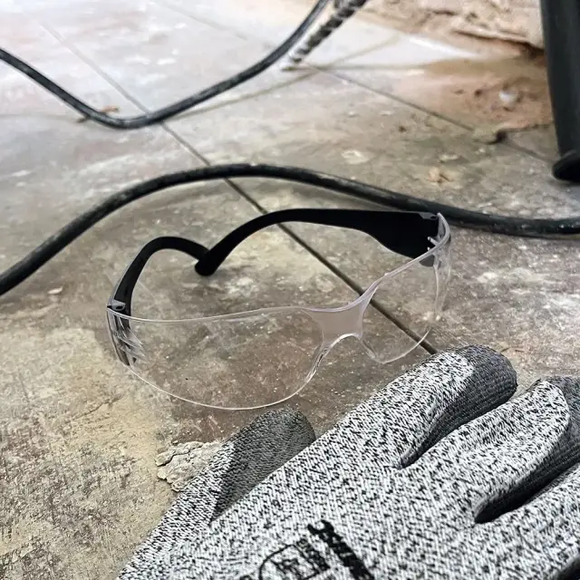 Okulary ochronne z boczną ochroną Przeźroczyste - Silverline