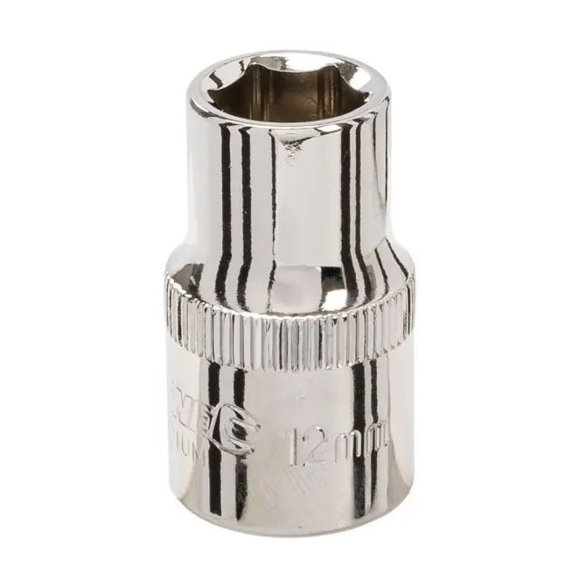 Metryczna nasadka sześciokątna 1/2 cala 12 mm - Silverline
