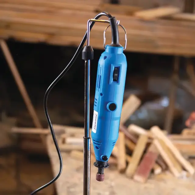 Teleskopowy stojak montażowy do zawieszenia narzędzi obrotowych 550 mm - Silverline