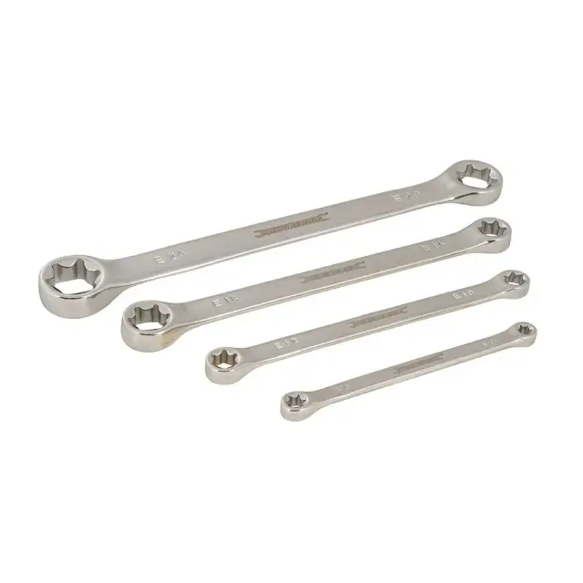 Zestaw kluczy oczkowych Trx E6 - E24 - Silverline