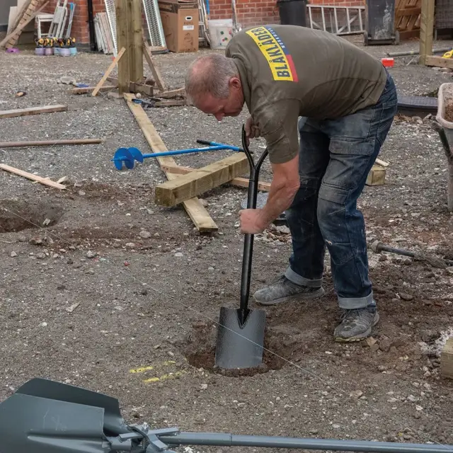 Stalowa szpadel do kopania 1 030 mm - Silverline