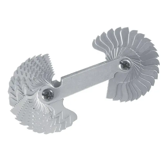 Wzornik do gwintów 0.4 - 6 mm / 4 - 62 BSW - Silverline