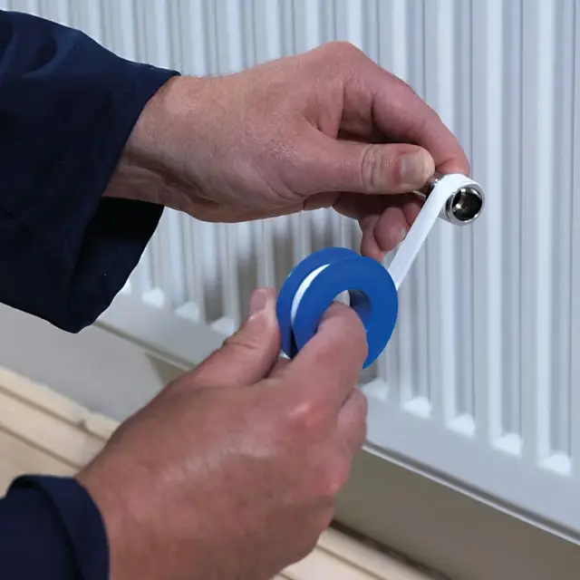 Biała taśma uszczelniająca PTFE, 10 szt. 12 mm x 12 m - Silverline