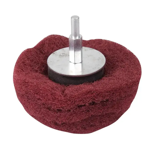 Ściernica z włókniny szlifierskiej o profilu kulistym 100 mm, P 240 - Silverline