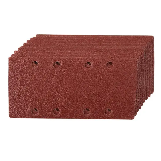 Arkusz papieru ściernego z otworami i mocowaniem na rzep, 93 x 190 mm, 10 szt. P 60 - Silverline