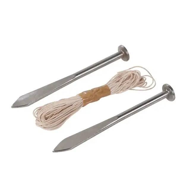 Stalowe gwoździe do wyznaczania linii, 2 szt. 160 mm - Silverline