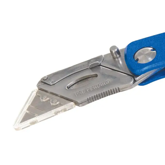 Blokowany nóż składany z 10 ostrzami 90 mm - Silverline