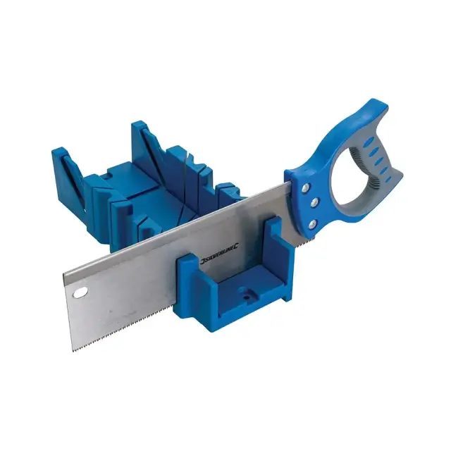 Skrzynka uciosowa z piłą 300 x 90 mm - Silverline