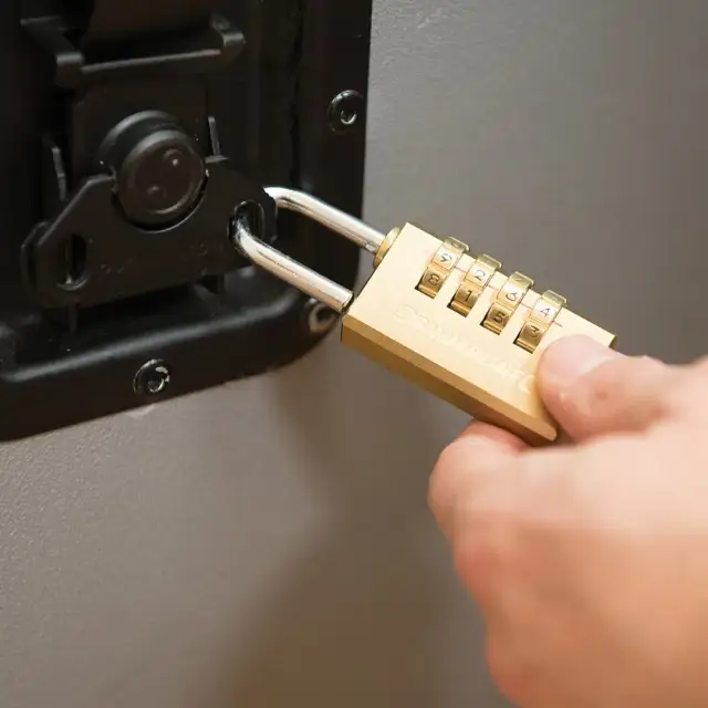 Kłódka mosiężna szyfrowa 4 - cyfrowa - Silverline