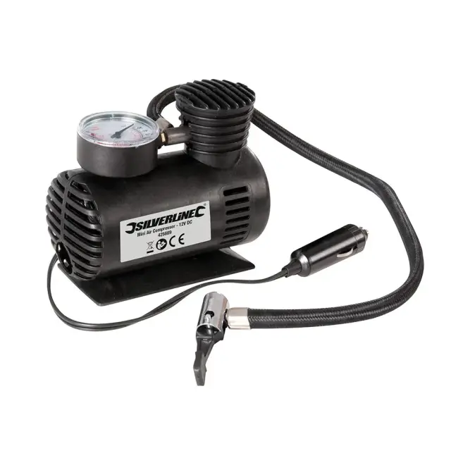 Mini kompresor powietrza 12 V DC - Silverline