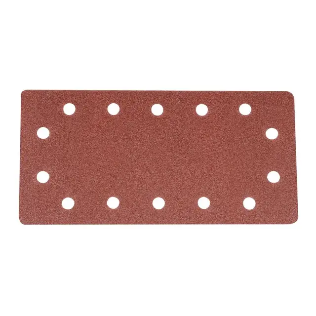 Arkusz papieru ściernego z otworami i mocowaniem na rzep, 115 x 230 mm, 10 szt. P 80 - Silverline