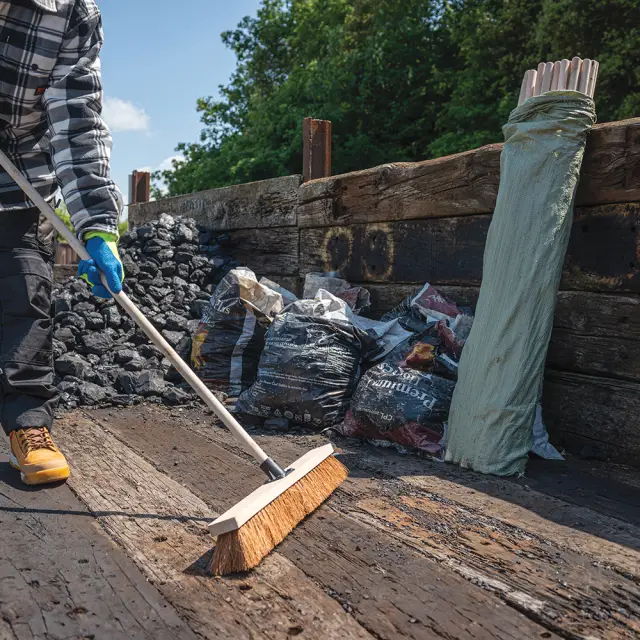 Trzonki do mioteł 1200 mm x ø 28 mm, 50 szt. - Silverline