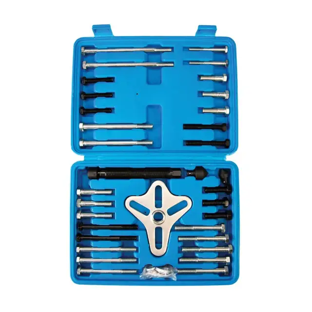 Ściągacz harmoniczny w zestawie, 50 szt. 40 - 93 mm - Silverline