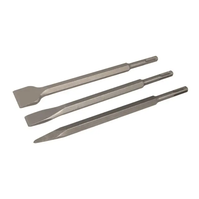 Zestaw dłut udarowych SDS Plus 3 szt. 250 mm – 20, 40 mm oraz szpic - Silverline
