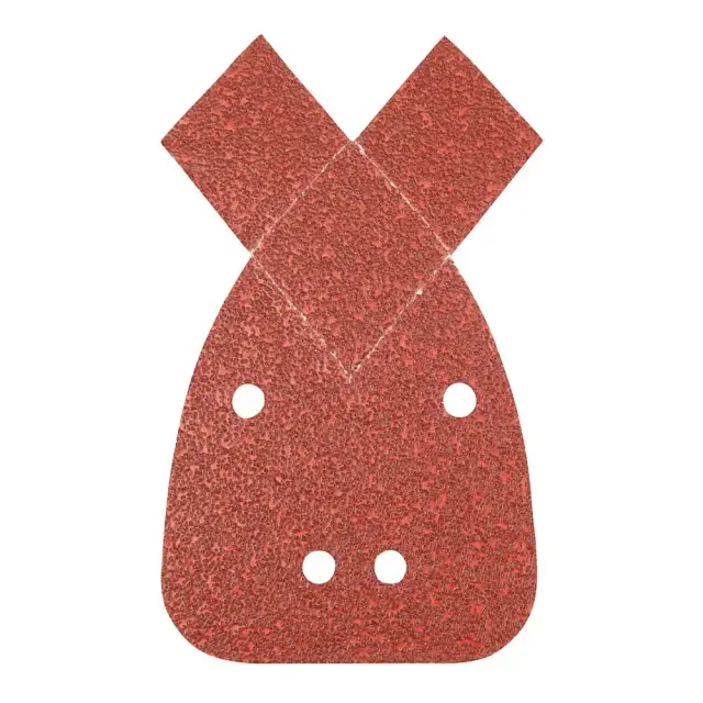 Arkusz ścierny z 2 wymiennymi końcówkami i mocowaniem na rzep 140 mm, 10 szt. P60 - Silverline