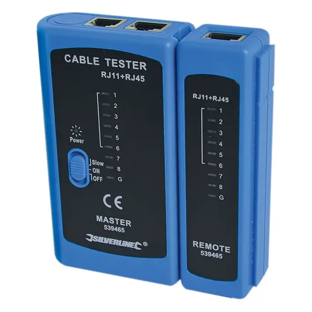 Tester kabli RJ11, RJ12 i RJ45 - Silverline