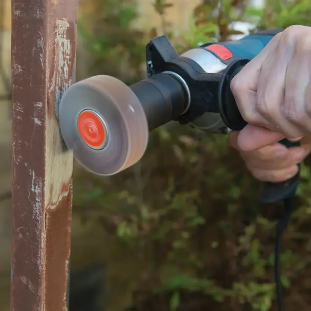 Ściernica listkowa 80 mm, P 40 - Silverline