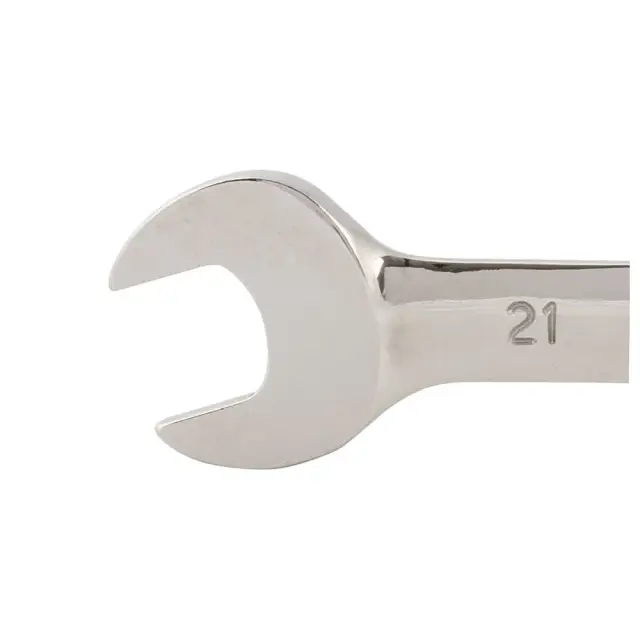 Przegubowy klucz płasko-oczkowy z grzechotką 21 mm - Silverline