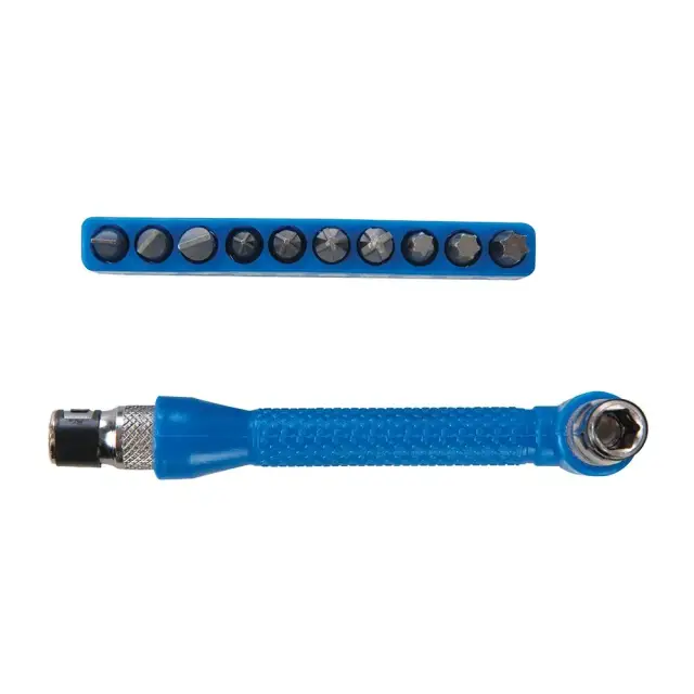 Zestaw bitów z uchwytem kątowym, 12 szt. 12 szt. - Silverline