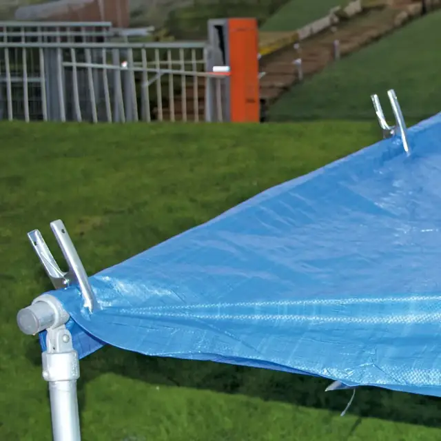 Stalowe klipsy, 4 szt. Szczęki 70 mm - Silverline