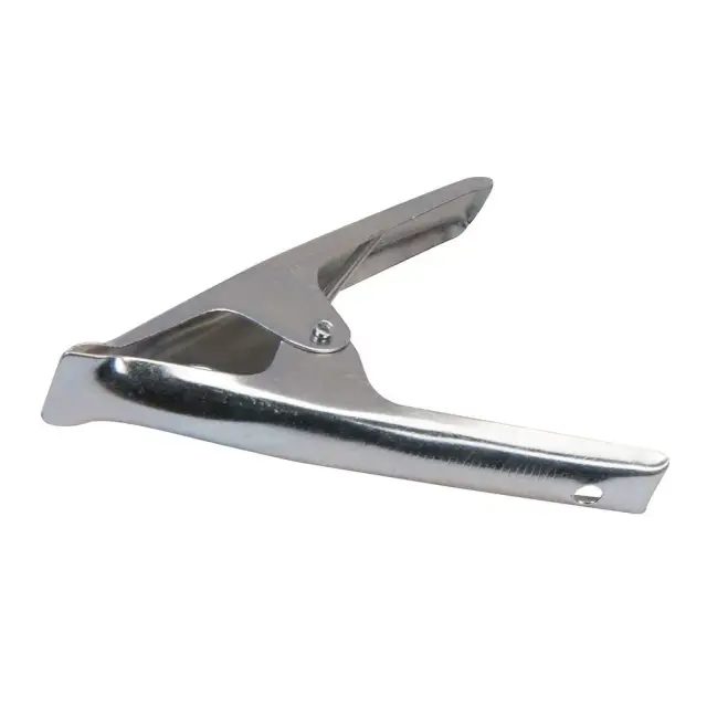 Stalowe klipsy, 4 szt. Szczęki 70 mm - Silverline