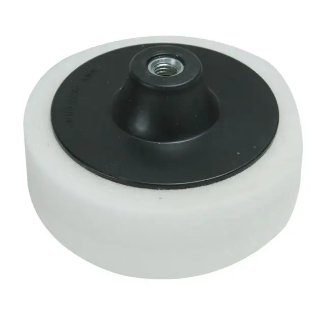 Dysk polerski z gąbką M14 150 mm sztywny, czerwony - Silverline