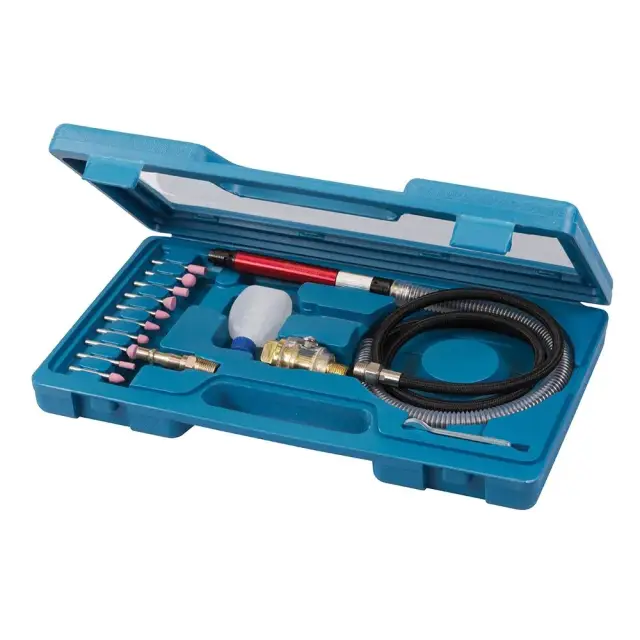 Pneumatyczna mikroszlifierka w zestawie 1/8 cala - Silverline