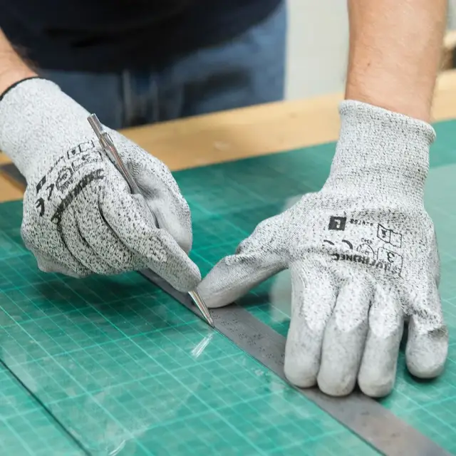 Rysik i nóż do szkła 150 mm / 3-4 mm - Silverline