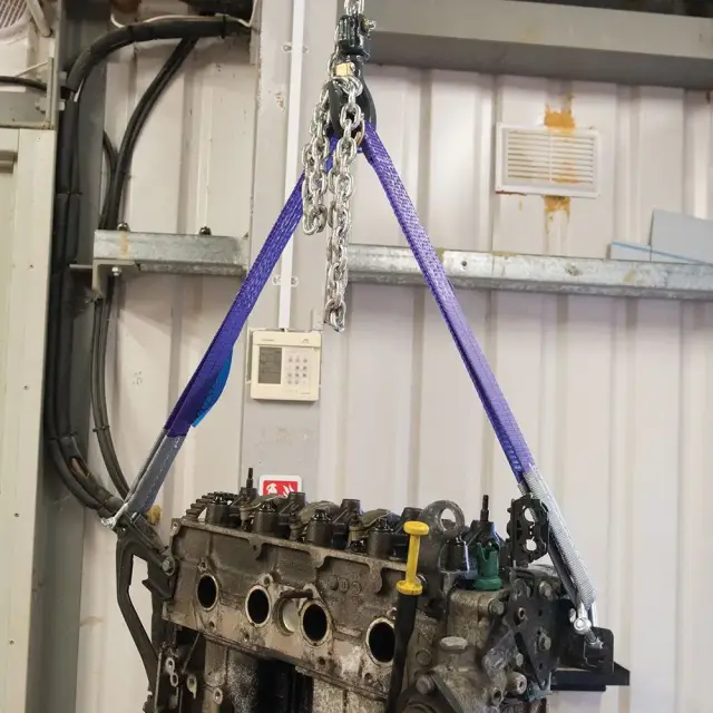 Zawiesia pasowe do mocowania ładunku, udźwig 1 t 1 m - Silverline