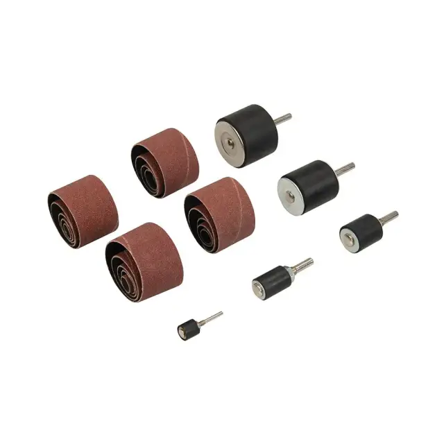 Zestaw bębnów ściernych, 25 szt. P 80 - Silverline