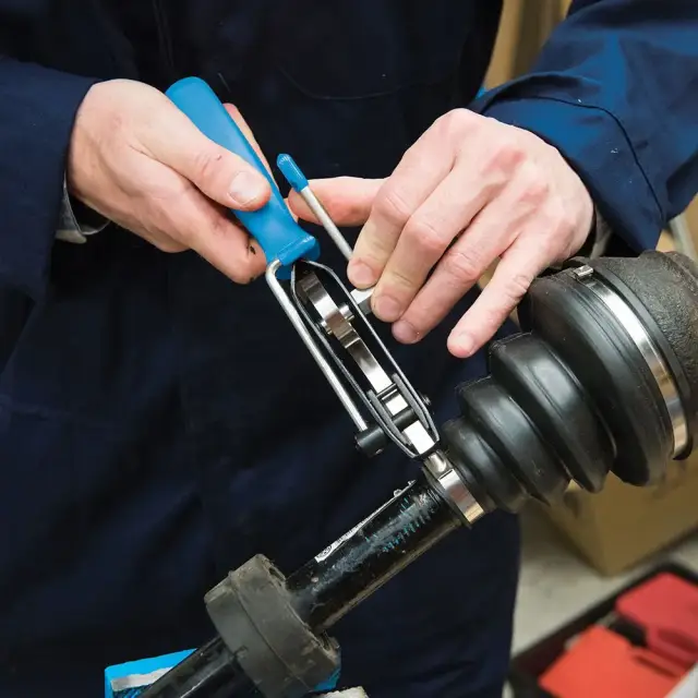 Szczypce do opasek taśmowych 230 mm - Silverline