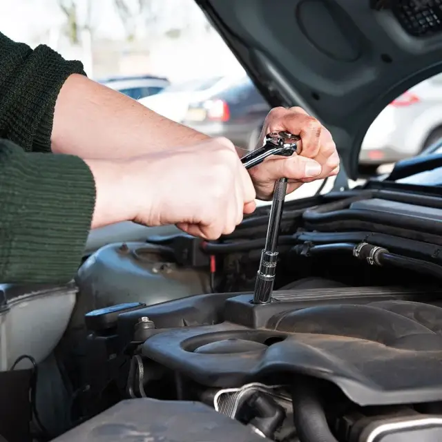 Długa metryczna nasadka sześciokątna 1/2 cala 19 mm - Silverline