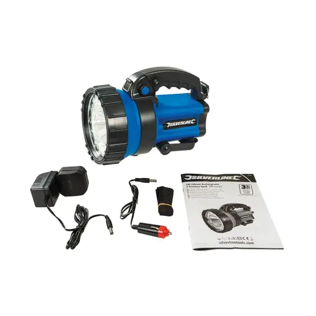 Latarka akumulatorowa 5W z 3 trybami 200 lumenów - Silverline