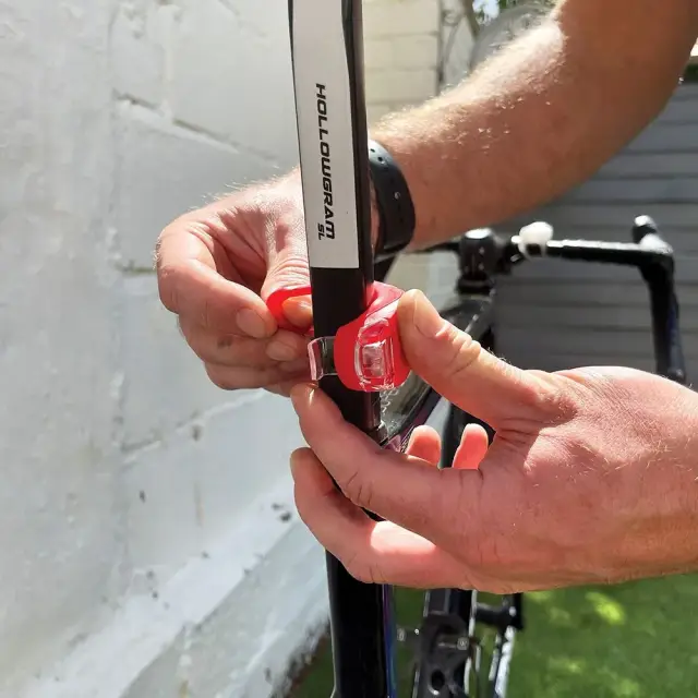 Lampki rowerowe LED na klips, 2 szt. 2 szt. - Silverline