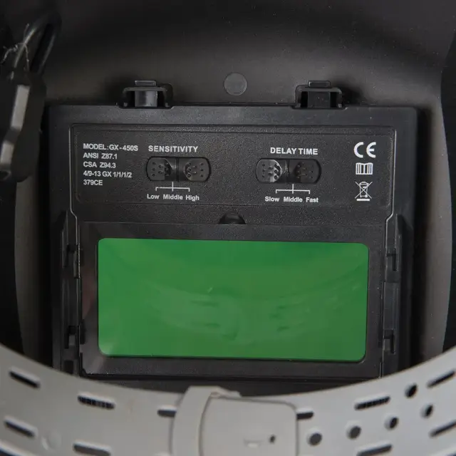 Hełm spawalniczy z automatycznym przyciemnieniem DIN 4/9-13EW oraz szlifowanie - Silverline