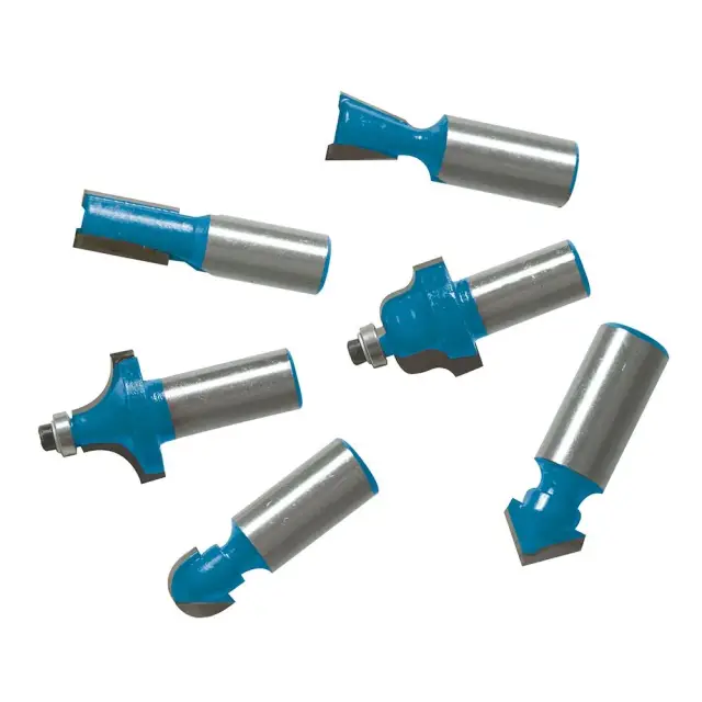 1/2 cala Zestaw frezów TCT, 12 szt. 1/2 cala - Silverline