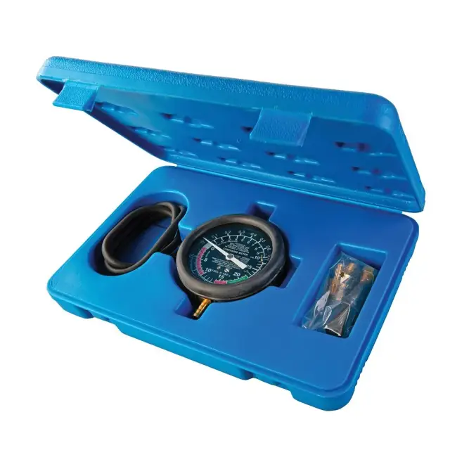 Miernik do prób ciśnieniowych pompy próżniowej i paliwowej 0 - 10 psig / 0 - 25 inHg - Silverline