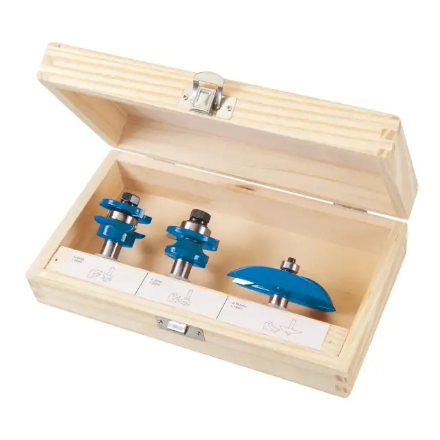 Zestaw frezów TCT 1/2 cala do drzwi, 3 szt. 1/2 cala - Silverline