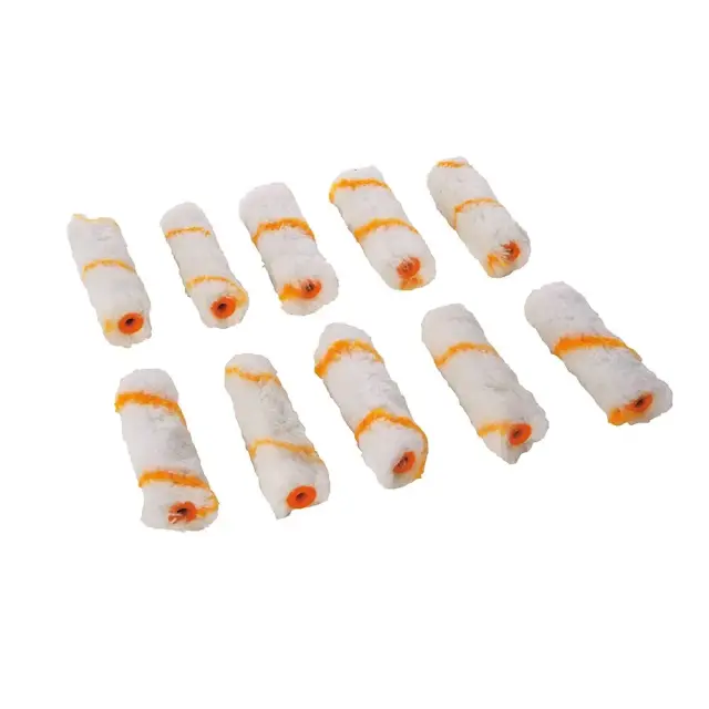 Mini wałek malarski 100 mm, 10 szt. Farba emulsyjna - Silverline