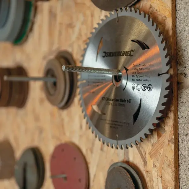 Tarcza TCT do pilarek tarczowych 40, 60 zębów, dwupak 300 x 30 - 25, 20, 16 mm pierścienie - Silverline