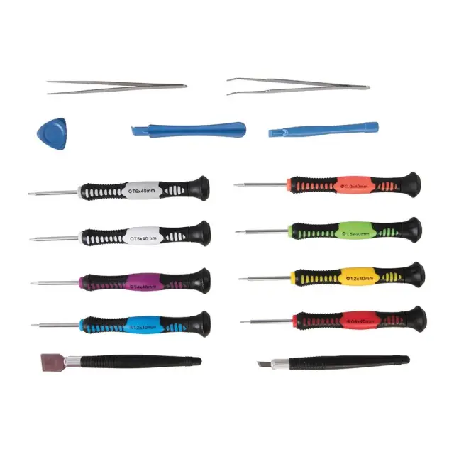 Precyzyjny zestaw do naprawy telefonów, 16 elementów 16 elementów - Silverline