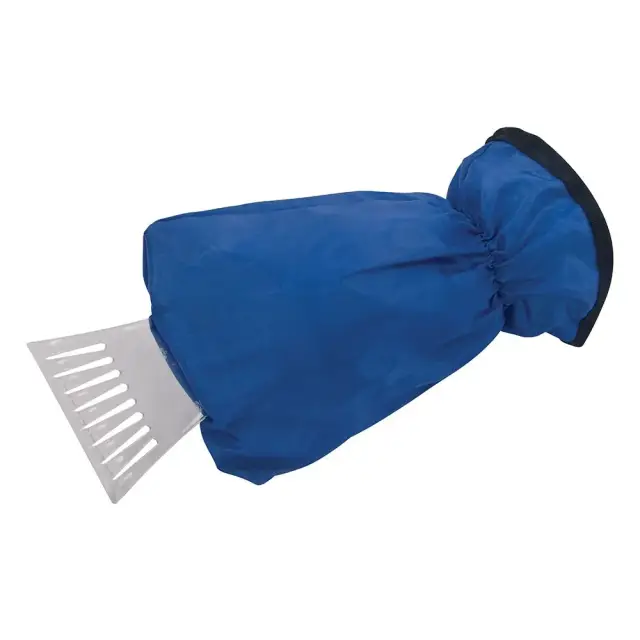 Skrobaczka do szyb z ocieplaną rękawicą 1 rozmiar - Silverline