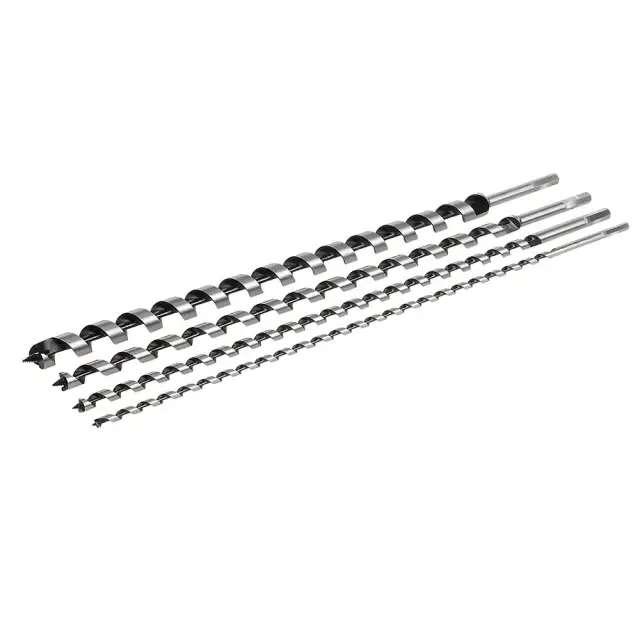 Zestaw długich wierteł typu świder, 4 szt. 8 - 24 mm - Silverline