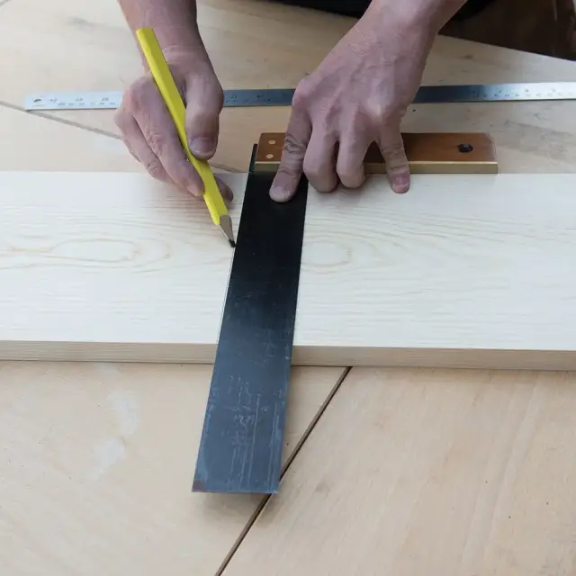 Kątownik do trasowania równoległego 300 mm - Silverline