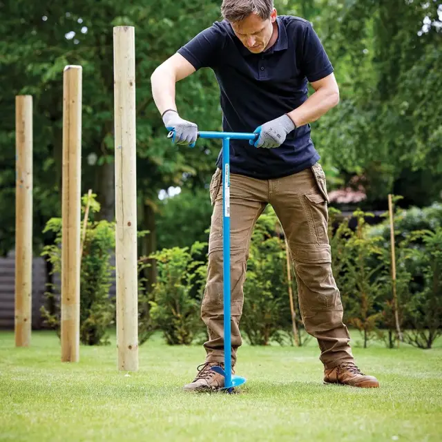 Ręczny świder do ziemi Średnica: 127 mm - Silverline